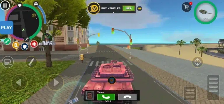 Rope Hero mod apk a shooting battle against gangsters