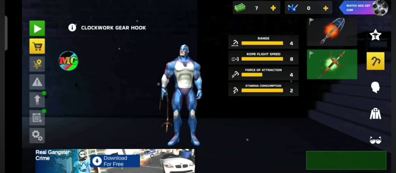 rope hero mafia city wars superhero chasing mafia bosses during mission