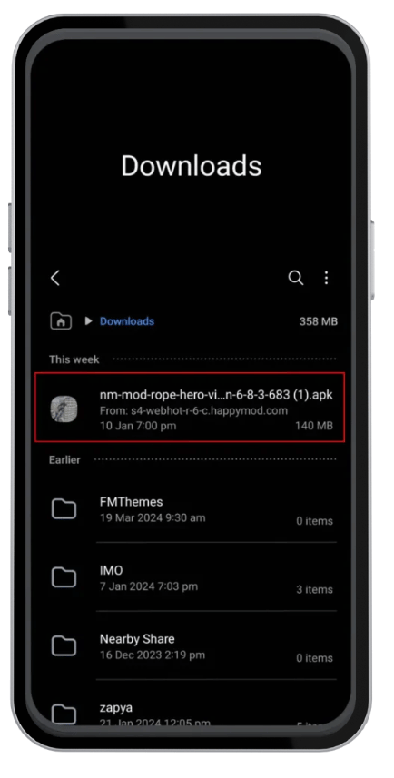 How to downloads rope hero mod apk?