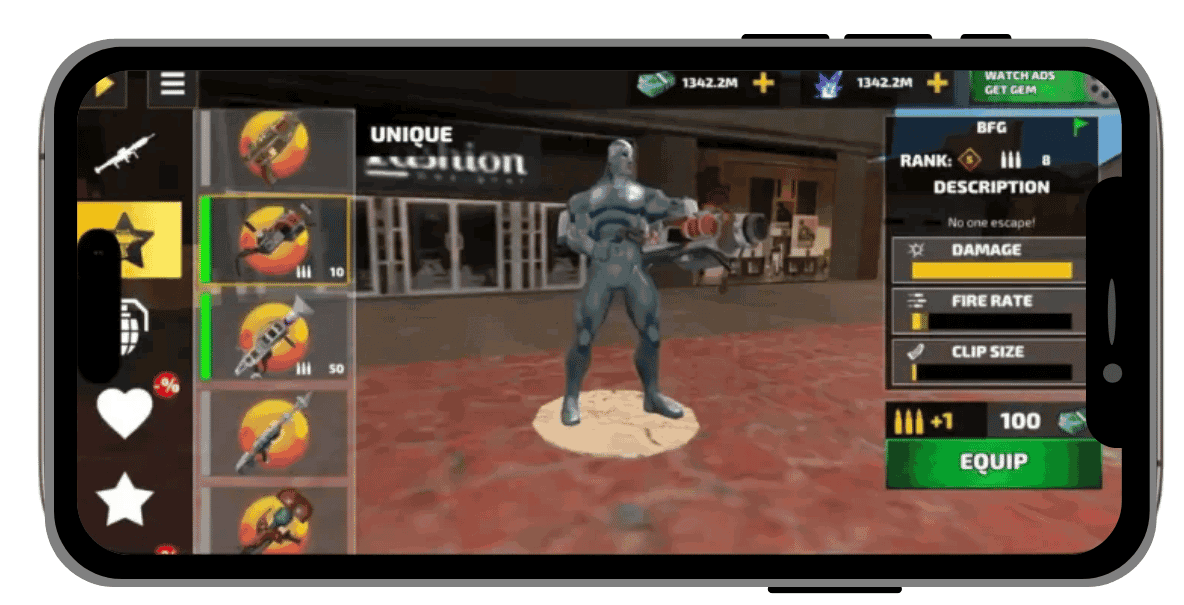rope hero mod apk for new weapons and gadgets