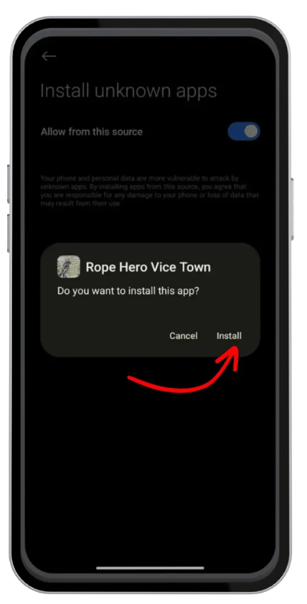 how to install rope hero mod?