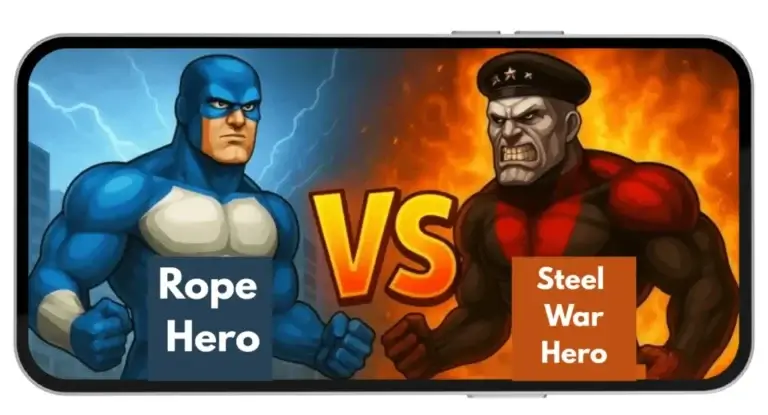 Rope Hero Vice Town vs Steel War Hero – Best Superhero Game 2025?