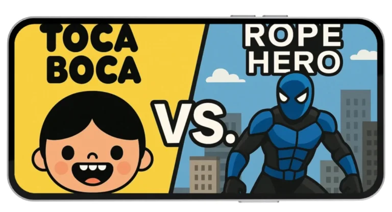 Toca Boca vs Rope Hero Vice Town? Full Comparison Guide
