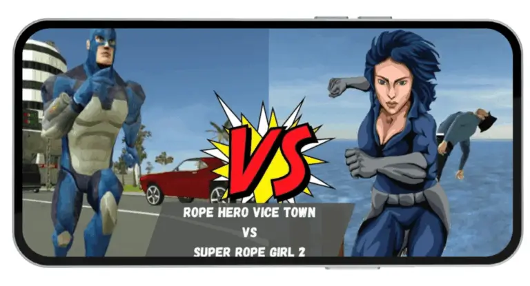 Rope Hero Vice Town vs Super Rope Girl 2–Best Game 2025